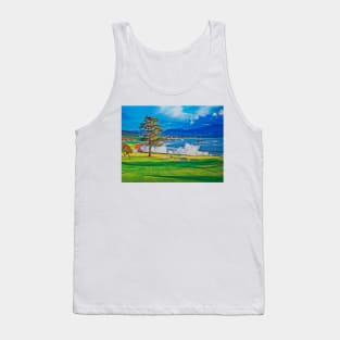 18th hole at Pebble Beach Tank Top